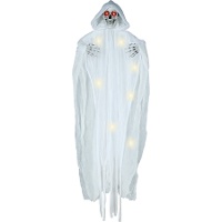 Colgante de esqueleto blanco con luz de 1,85 m