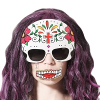 Gafas con careta de Catrina y boca