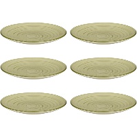 Plato de 19 cm espiral llano - 6 unidades