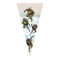 Bolsa para chucherías de Tortugas Ninja de 60 x 30 cm - 100 unidades