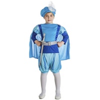 Disfraz de príncipe azul con sombrero para niño