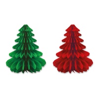 Colgante nido de árbol de Navidad surtido de 30 cm - Maxi Products - 1 unidad