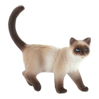 Figura para tarta de Gato siamés de 5 cm - 1 unidad