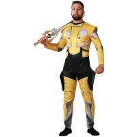 Disfraz de robot amarillo Bee para hombre