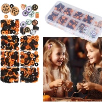Caja de cuentas para pulseras de Halloween - 512 unidades