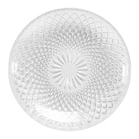 Plato de 24,7 cm de cristal grabado