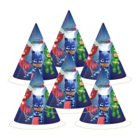 Sombreros de PJ Masks - 6 unidades