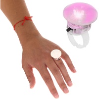 Anillo con luz led