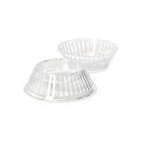 Soporte transparente para huevos de 250 gr - Decora - 10 unidades