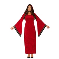 Disfraz de hechicera roja para mujer