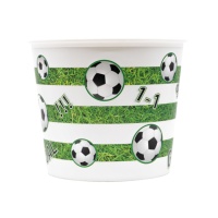 Cubo para palomitas de plástico de Fútbol de 2,20 L
