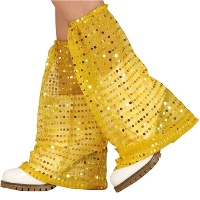Calentadores con lentejuelas