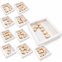 Caja para 12 cupcakes en forma de número - 1 unidad
