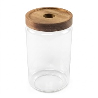 Tarro de 0,7 L de cristal con tapa
