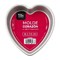 Molde corazón de 15 x 15 x 7,5 cm - Azucren