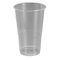 Vasos de 250 ml de plástico transparente - 25 unidades