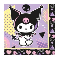 Servilletas de Kuromi de 16,5 x 16,5 cm - 20 unidades