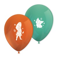 Globos de látex de Vaiana - 8 unidades