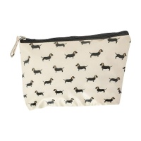Neceser perros teckel impermeable de 27 x 17 x 6 cm