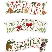 Obleas de Navidad en francés - Scrapcooking - 3 unidades