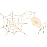 Chipboard de Araña y Telaraña - Artis decor - 2 unidades