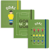 Libreta de Fútbol de 14,5 x 10,5 x 1,5 cm