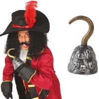 Garfio pirata envejecido