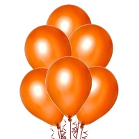 Globos de látex de 30 cm metalizados de colores - 10 unidades