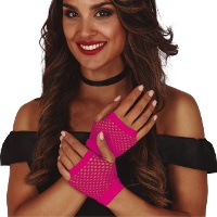 Guantes cortos de rejilla de 11 cm