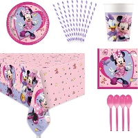 Pack para fiesta de Minnie Mouse - 8 personas