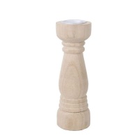 Candelabro de madera de 16,7 cm - DCasa