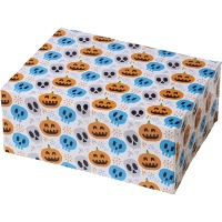 Caja para dulces de calabazas felices de 18 x 13,5 x 7,5 cm - Decora - 1 unidad