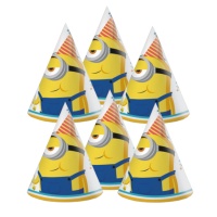 Sombreros de Minions - 6 unidades