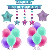 Pack decorativo para fiesta de gimnasia rítmica - 36 piezas