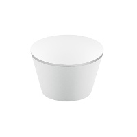 Wrappers para cupcakes con borde plateado - 6 unidades