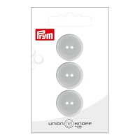 Botones grises de 2 cm con dos agujeros - Prym - 3 unidades
