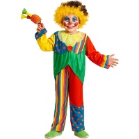 Disfraz de payaso con topos para niño