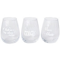 Vaso de 420 ml con mensaje