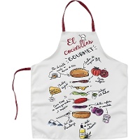 Delantal de receta de hamburguesa