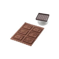 Kit para galletas de Cookie Choco Monsters - Silikomart - 2 unidades