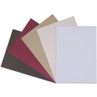 Kit de cartulinas perladas lisas colores cálidos de 25,4 x 18 cm - Artis decor - 15 unidades