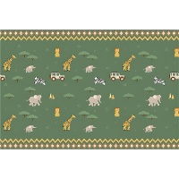 Mantel de Sarafi mix de 1,80 x 1,20 m