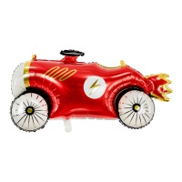 Globo silueta XL de Vintage Race Car de 93 x 48 cm - PartyDeco