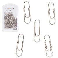 Clips plateados pequeños - 100 unidades