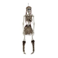 Colgante esqueleto de troglodita mujer de 40 cm