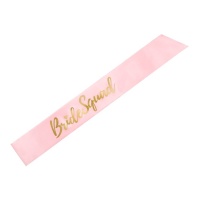 Banda de Bride Squad rosa de 10 x 75 cm - 1 unidad