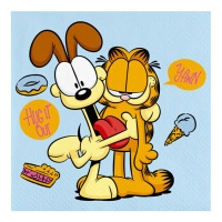 Servilletas de Garfield de 16,5 cm - 20 unidades