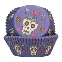 Cápsulas para cupcakes de Catrina - Funcakes - 48 unidades