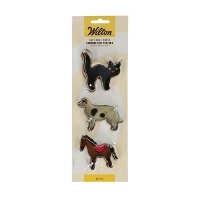 Cortadores de gato, perro y caballo - Wilton - 3 unidades