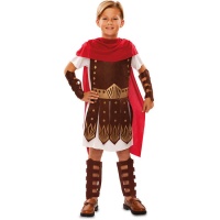 Disfraz de soldado romano con capa para niño
